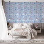 Privaatpostitus: Dots and Stripes Blue Tiles